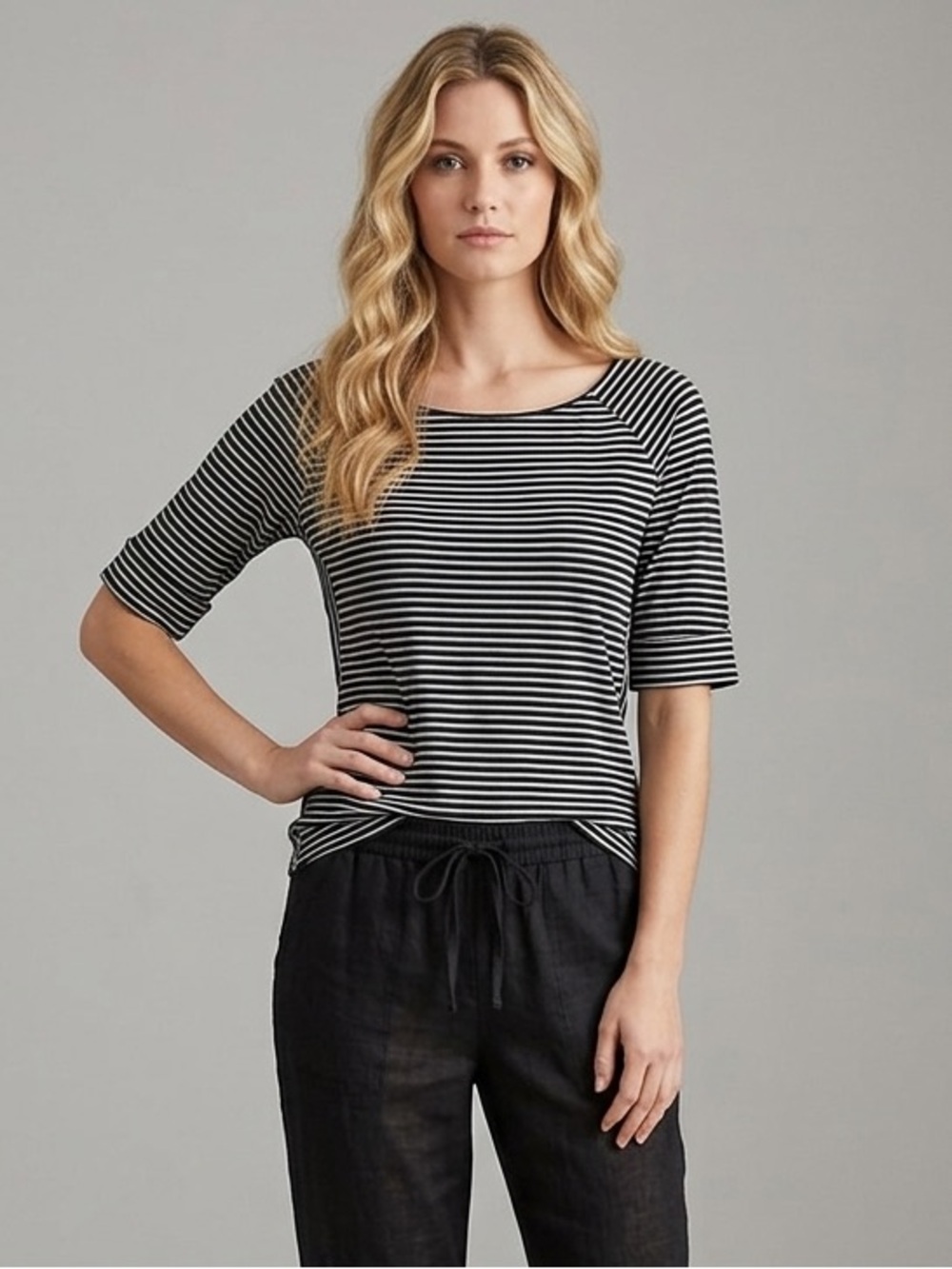 Talbots Nautical Stripe Top